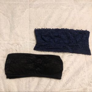 Two Strapless Bandeau